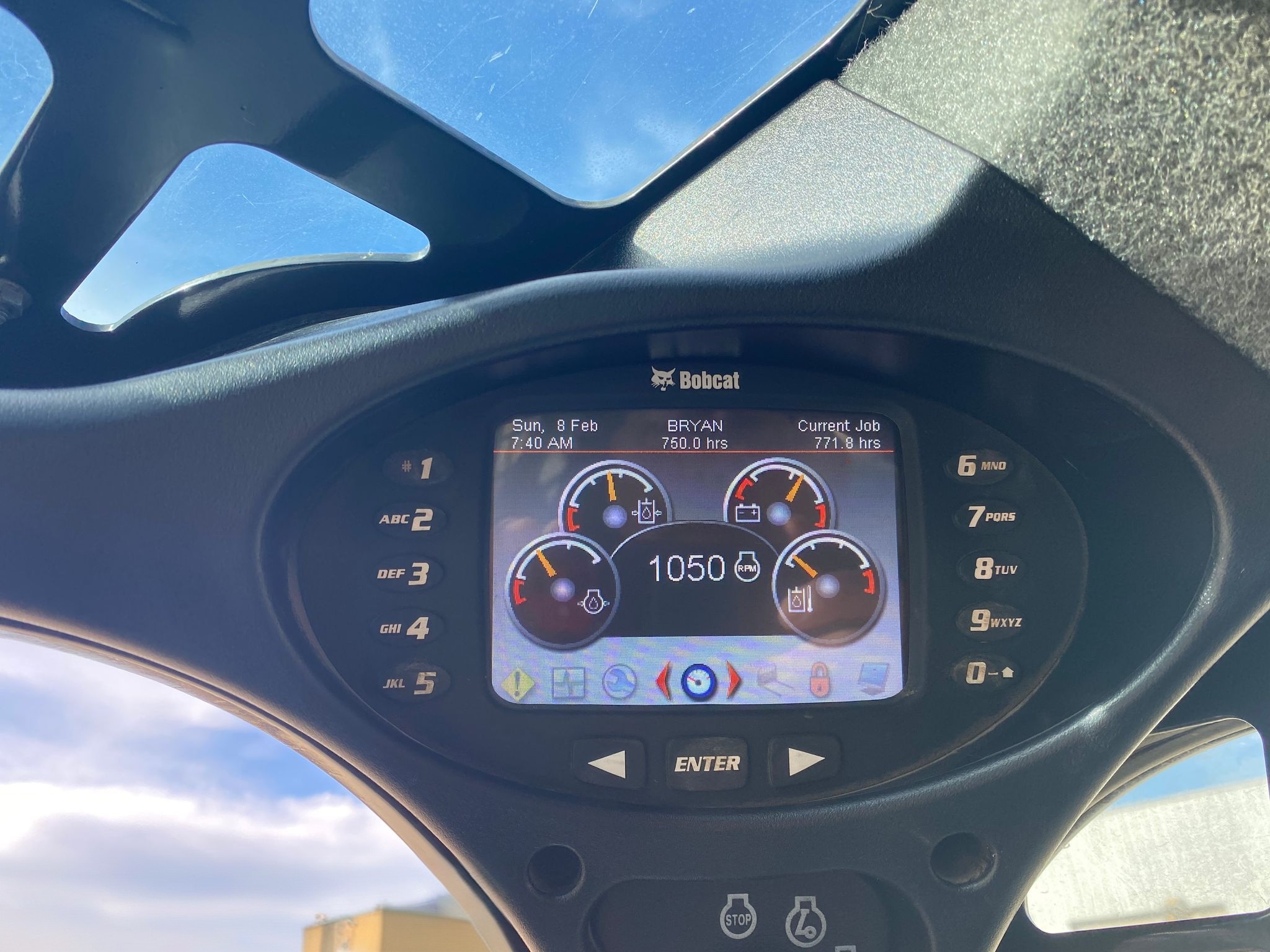 2020 Bobcat T870 Tracked Skid Steer Loader